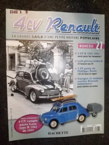 Fascicule 4cv renault - n, la