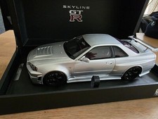 1/18 Nissan Skyline R34 GTR GT-R MARK Z-tune 100 PCS WW Limited SILVER