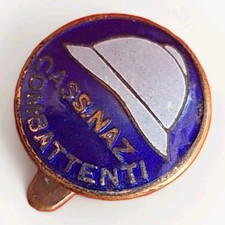 Militaria WW2 Insigne Ass. Naz. Combattants Ventennio REI Pas De Casque