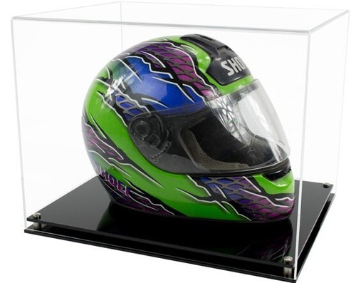 Vitrine surélevée casque - vitrine,