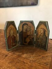JOLI PETIT TRIPTYQUE RELIGIEUX " MARIE ET L'ENFANT JÉSUS "