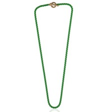 Collier Chaîne Boîte Vert