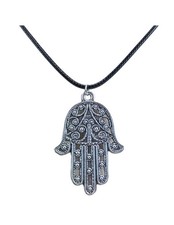 Collier avec pendentif main de