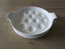 4 Assiettes à escargots en