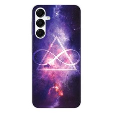 Coque en silicone - Compatible Samsung Galaxy A16 - design infinite triangle