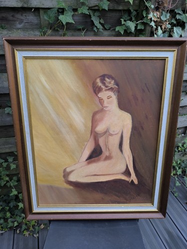 Tableau peinture huile - , sur
