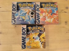 Pokémon Version Rouge Bleu Jaune Nintendo Game Boy FR En Boite TBE