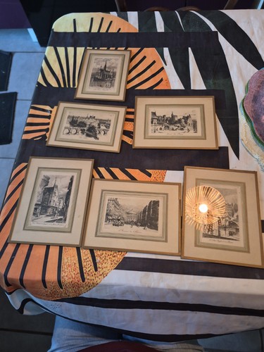 Lot gravures anciennes de - lot,