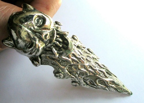 Grande bague couleur argent - bague,