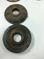 10 rosaces en fonte ancienne 