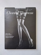CHANTAL THOMASS COLLANT SLIPE FESTONNE NOEUDS TAILLE 3 COULEUR ETAIN REF 8570