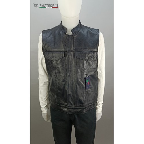 Gilet véritable cuir - gilet,
