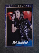Fiche Tournée TOKIO HOTEL