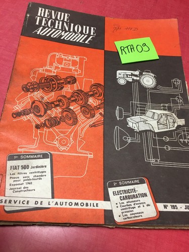 Revue technique automobile - revue,