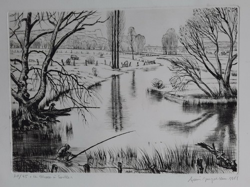 Meuse euville gravure andre - gravure,