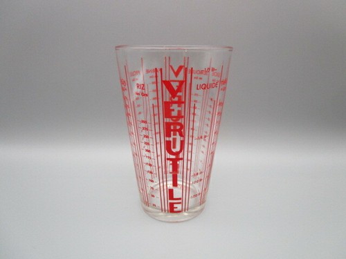 Verre doseur mesureur - verre, ancien