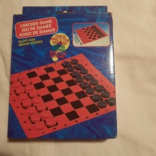 Jeu de dames de voyage  Plateau Plastique- Checker Game