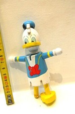 JOUET FIGURINE RETRO VINTAGE DONALD DUCK EN BOIS DISNEY CLASSIQUE