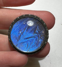 Broche En Argent Sterling Anglais Bleu Papillon Dainty Victorien 4a 1
