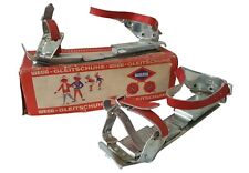 Ancienne Chaussures Coulissantes WECO Gleitschuhe boîte D Origine Model 400