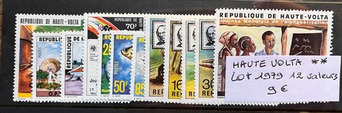 Timbres haute volta lot 1979 - haute,