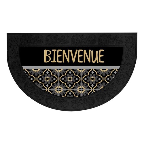 Tapis entrée demi - tapis, demi-lune