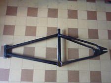 oldSchool Bmx cadre enfant  ancien bicross collector vélo vintage nos Blanc/gris