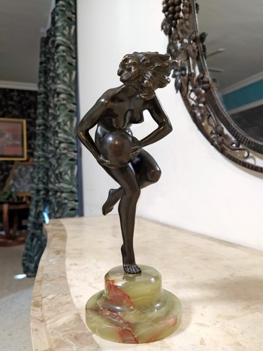 Sculpture femme nue danseuse - sculpture,