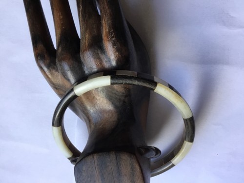 Bracelet damier nacre - , vintage