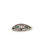 Bague émeraudes Art Deco en