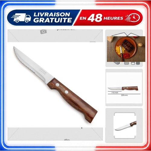 Couteau steak arcos - couteau,