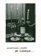 Publicité ancienne un Campari