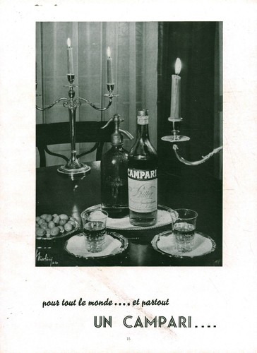 Publicité ancienne campari - publicité,