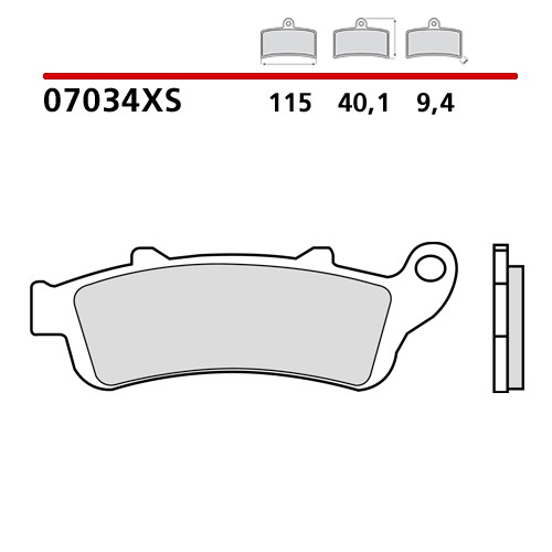 Set plaquettes scooter 07034cc - set,