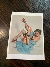 CARTE POSTALE 15X10 PIN UP tbe GIL ELVGREN TASCHEN