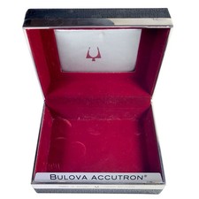 BULOVA ACCUTRON VINTAGE ECRIN BOITE WATCH BOX MONTRE Homme Man