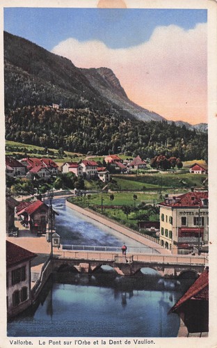 Suisse vallorbe pont sur - suisse,