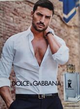 DOLCE £ GABBANA Vintage Print Ad !! " Eau de Toilette for Men "