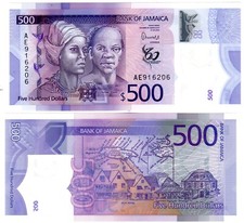JAMAICA Jamaique Billet 500 Dollars 2022/2023 P98 POLYMER NOUVEAU NEW NEUF UNC