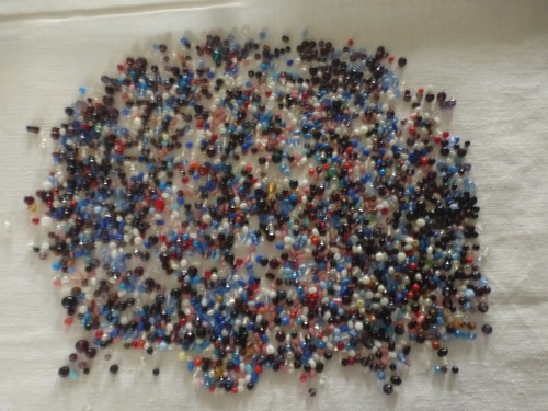 Lot poids 600 de - gr, perles