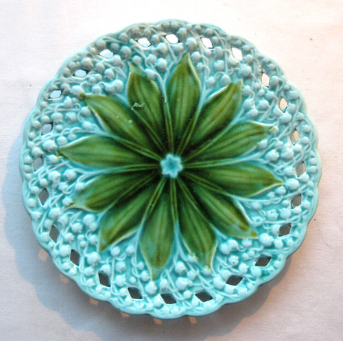 Barbotine art déco assiette - déco,,