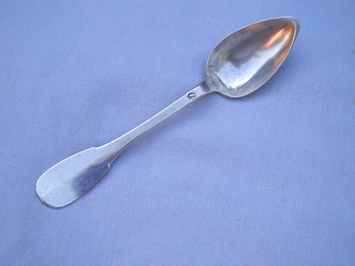 Cuillère argent massif