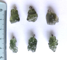 moldavite , lot de 6 