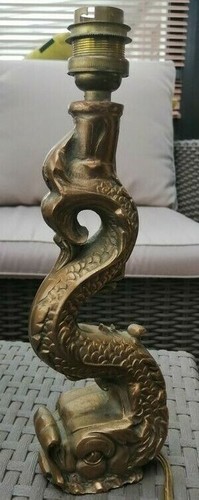 Ancien pied lampe - de, zoomorphe