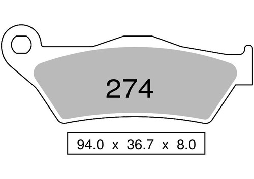 Paire plaquette frein - plaquette,