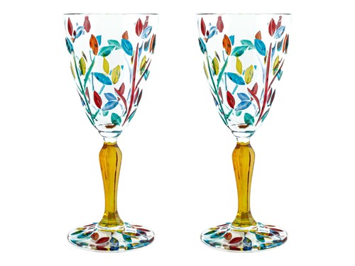 Paire murano vin - paire, verres