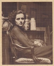 peinture atelier modèle peintre mise au carreau 2 photographies époque