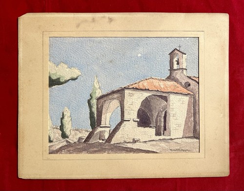 1930s original watercolor - 1930s,
