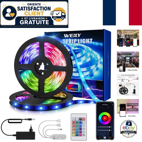Bande led wifi 15m multicolore - led,