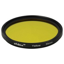 Filtre couleur jaune objectif
